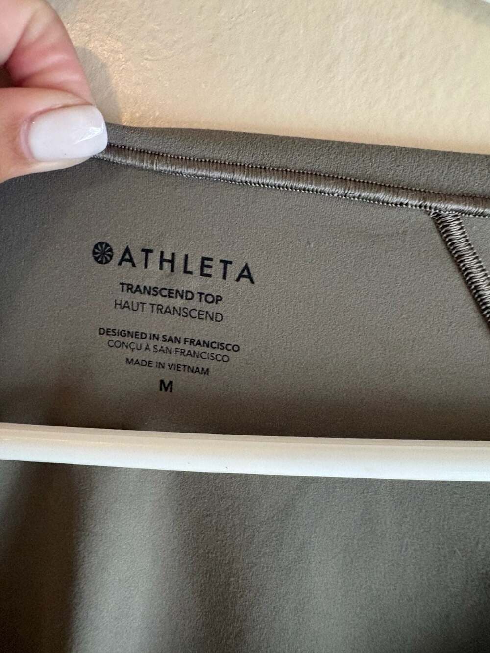 Athleta Transcend Long Sleeve Crop Top - Picture 2 of 3